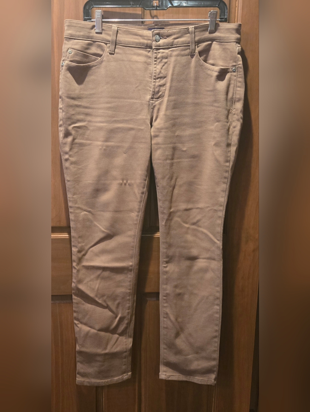 NYDJ Tan Skinny Jeans